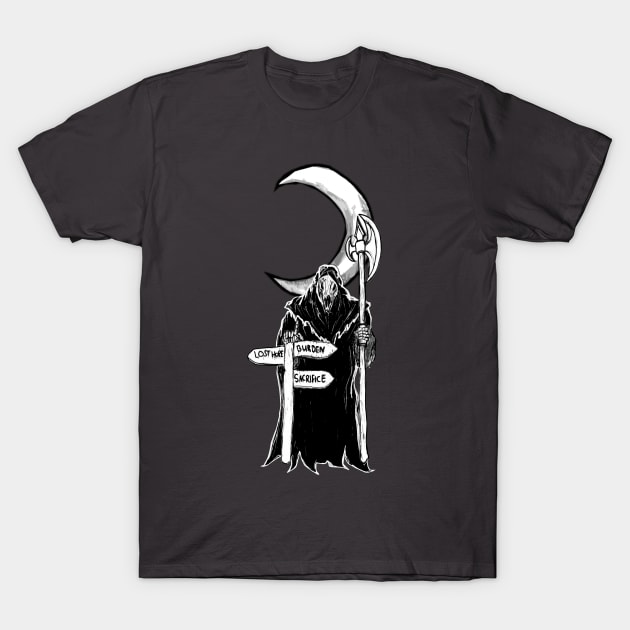 Life Under The Crescent Moon T-Shirt by fixedthor